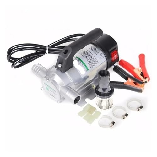 MIKFOL 50 l/min 12 V 24 V 220 V elektrische automatische umkehrbare Kraftstofftransferpumpe for Pumpen von Diesel-Kerosin-Wasser. Automatische Betankungspumpe (Size : 12V)