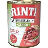 Rinti Kennerfleisch Senior Rind 800g - Sie erhalten 12 Packung/en; Packungsinhalt 0,8 kg