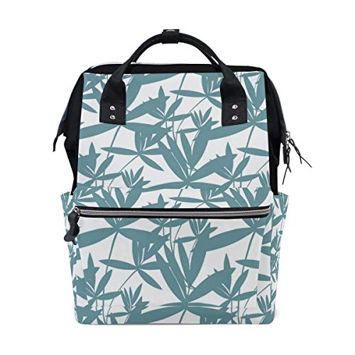 FANTAZIO Mumienrucksack Flora Floral Laubage Schulranzen