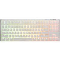 Ducky One 3 Classic Pure White TKL Gaming RGB LED - MX-Red Tastatur USB Deutsch Weiß (DKON2187ST-RDEPDPWWWSC1)