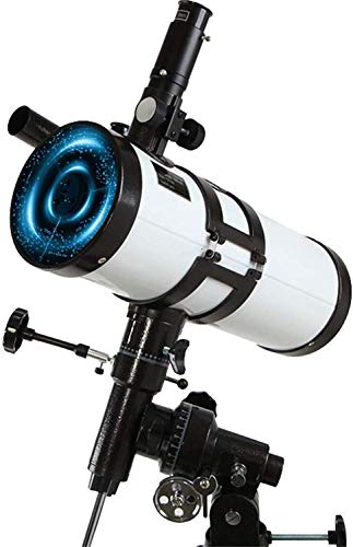 Astronomie-Reflektorteleskop mit Stativ, 114 mm Astronomie-Teleskop, Astronomie-Teleskop für Kinder und Erwachsene Anfänger (Package 4)