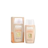 ISDIN Fusion Water Color LSF 50 (Light) 50ml | Getönte tägliche Sonnencreme für das Gesicht | Ultraleichte Textur