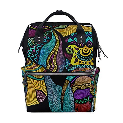 FANTAZIO Mumienrucksack mit Elefantenmotiv, bunt