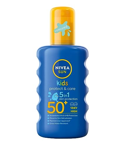 Nivea Sun Kids Schutz & Pflege Sonnenspray, Lichtschutzfaktor 50+, 1er Pack (1 x 200 ml)