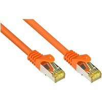 Good Connections Patchkabel mit Cat. 7 Rohkabel S/FTP 7,5m orange