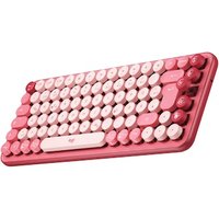 Logitech POP Mechanische Kabellose Tastatur Heartbreaker-Rose