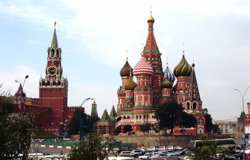 GUOHLOZ Puzzle 1000 Teile - Puzzle für Erwachsene und Kinder ab 6 Jahren, Puzzle mit Landschafts-Motiv, Kathedrale, Moskau, Kreml, 75x50cm