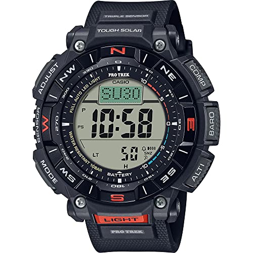 Casio Pro Trek Outdoor Herrenuhr Schwarz PRG-340-1ER