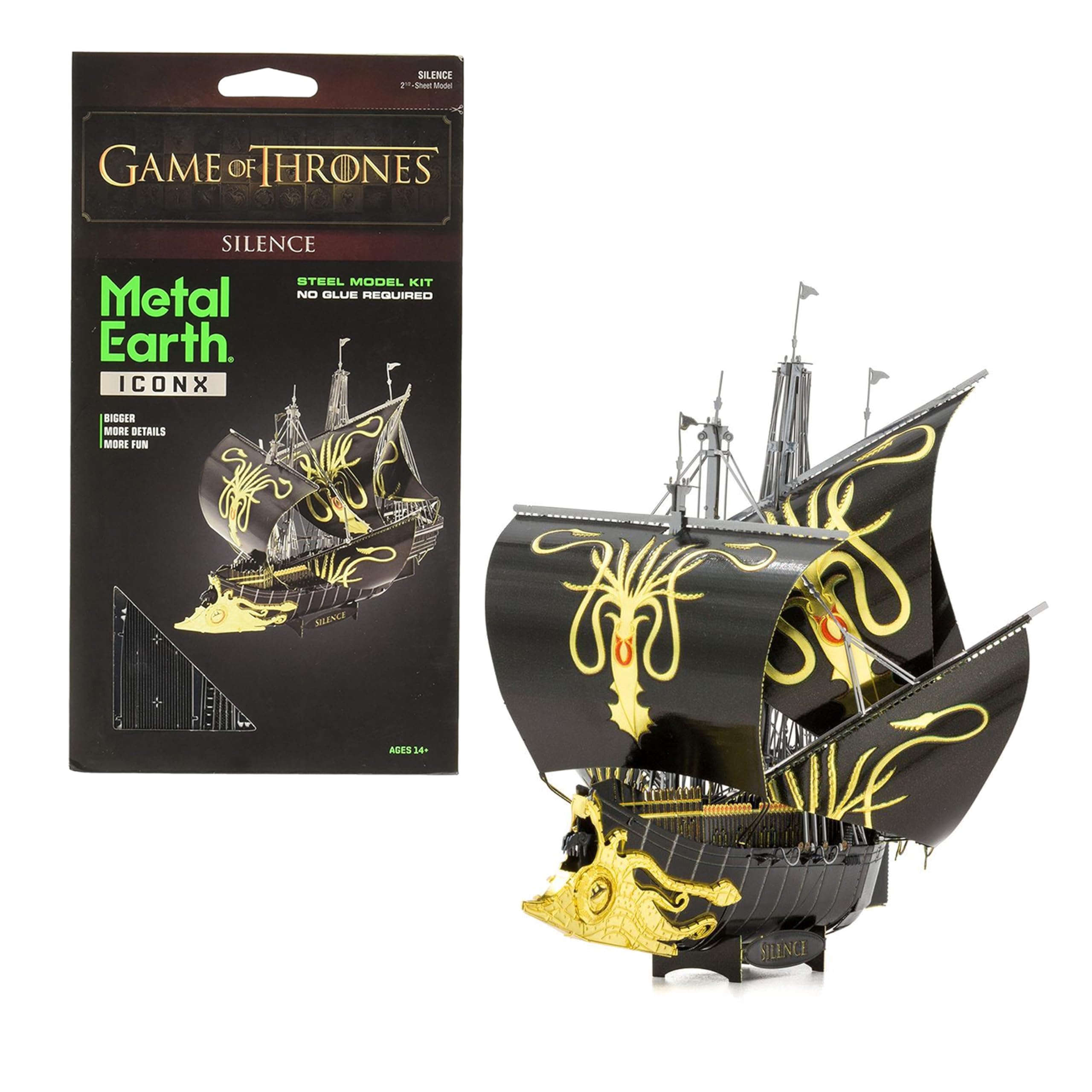 Metal Earth Game of Thrones Euron Greyjoy, Mehrfarbig