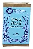 Wiseways Herbal: Witch Hazel Suppositories, 12 ct
