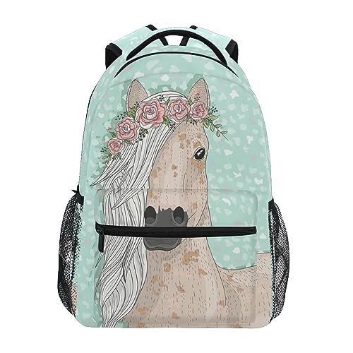 Mädchen Einhorn Rucksäcke für Schule Pink Creme Einhorn Magic Star Bookbags für Kinder Teenager Kleinkind Mode Tagesrucksack Reise Laptop Tasche