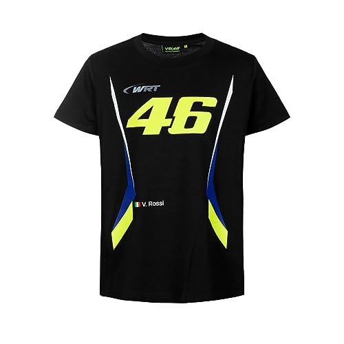 Valentino Rossi T-Shirt VR46 WRTLine,Kind,Schwarz,6/7