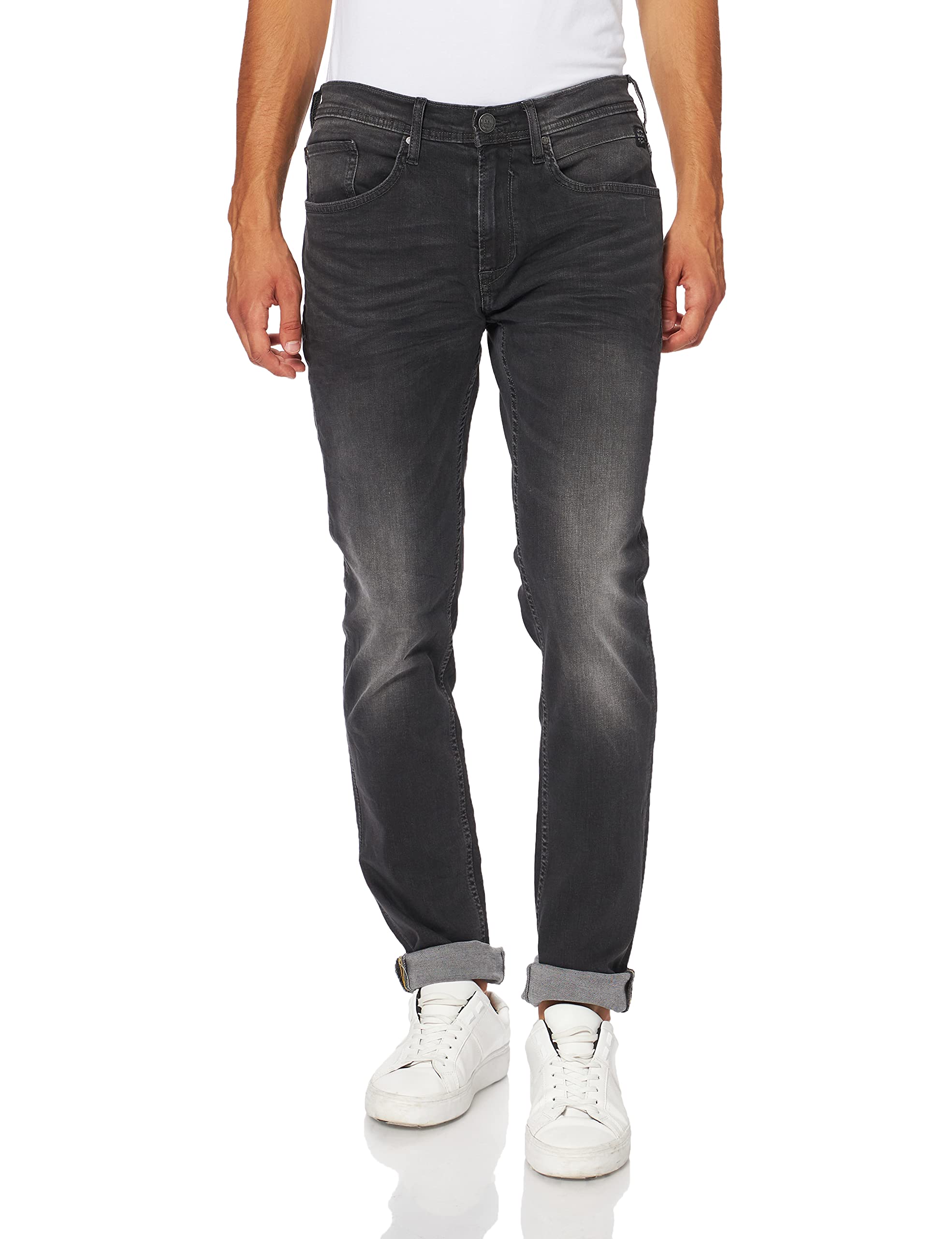 Blend Herren Twister Slim Jeans, Grau (Denim Grey 76205), W32/L34 (Herstellergröße: 32)