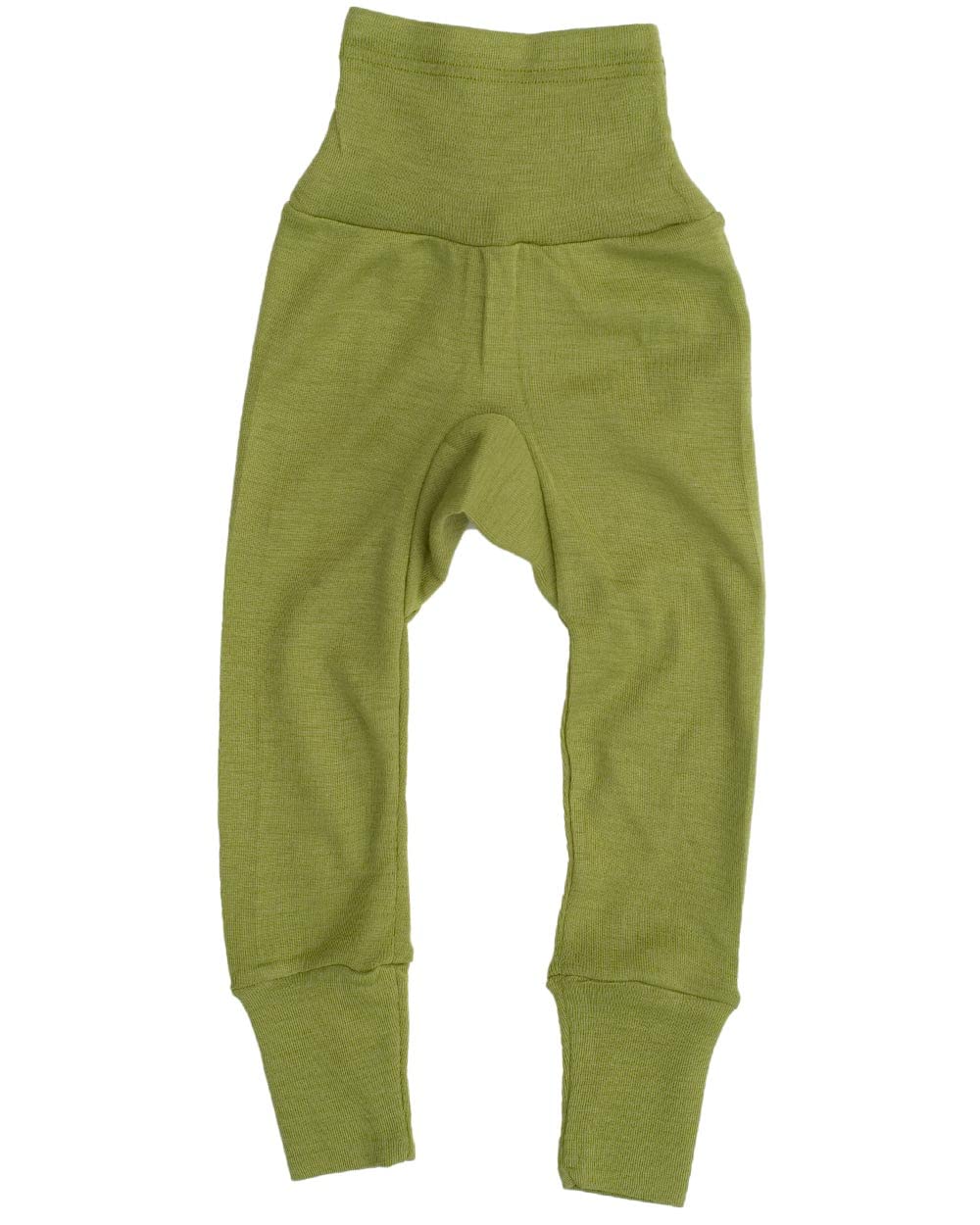 Cosilana, Baby Nabelbundhose/Hose, 70% Wolle, 30% Seide (Grün, 98-104)