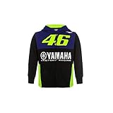 Valentino Rossi Yamaha Dual-Racing, Reißverschluss Fleece für Kinder, Kinder, YDKFL362909005, Königsblau, 5/6