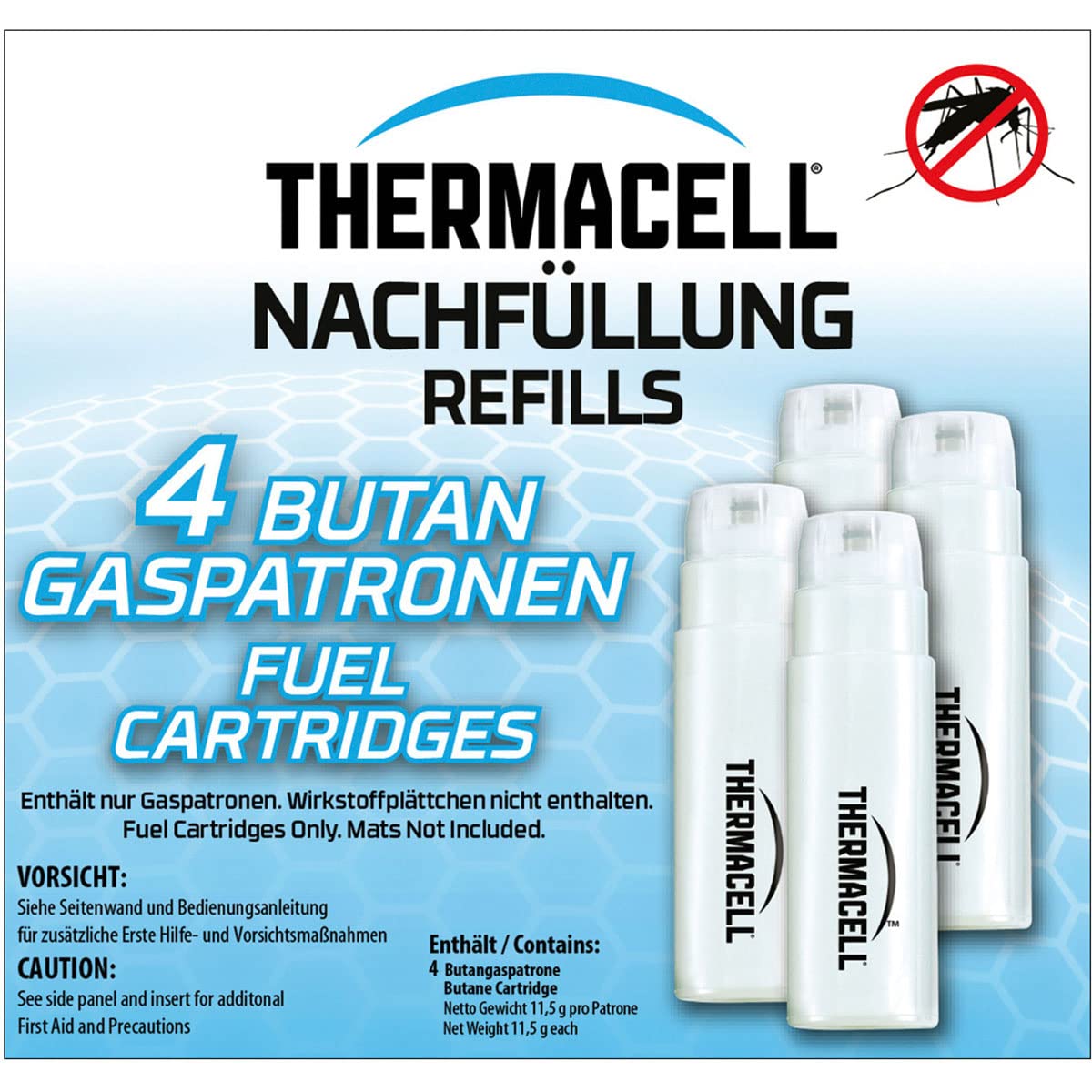 Thermacell Nachfüllpack Butangas, 48h Pack