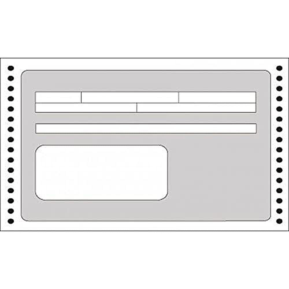 APLI 132-Formular Quittungen in kontinuierlicher 240 mm x 4 Zoll 1.500 u.