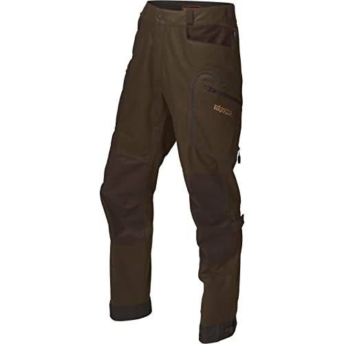 Härkila | Mountain Hunter Hosen | Professionelle Jagd Kleidung & Jagd Zubehör für Herren & Damen | Skandinavische Qualität Made to Last | Hunting Green/Shadow Brown, 52