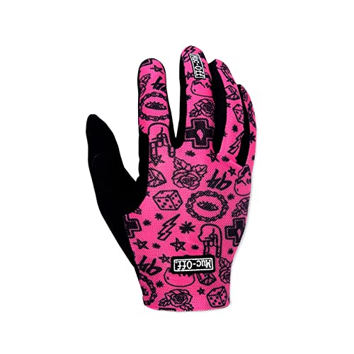 Muc-Off Unisex Fahrrad Handschuhe Mesh Summer Lightweigt, Pink, L, MU-GLO-2012