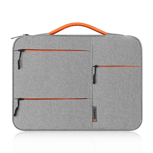 König Design Laptoptasche Laptophülle 14 Zoll stoßfeste Notebooktasche Laptop Schutzhülle Notebook Sleeve Hülle PC Laptop Schutztasche Grau