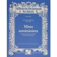 Bertali: Missa semiminima. Partitur