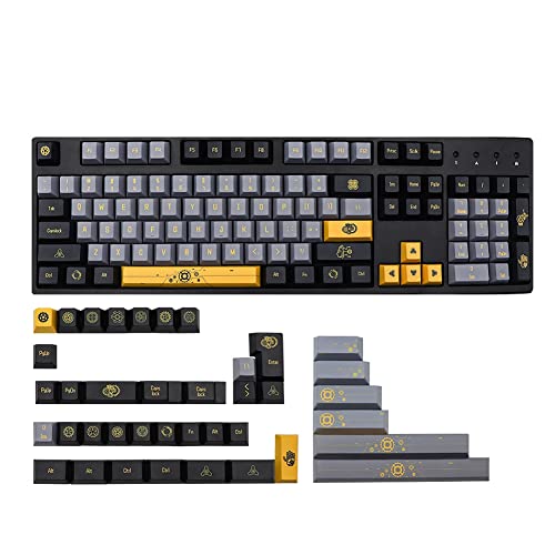 Seprendi 143 Tasten Mechanisches Thema Tastenkappe Pbt Cherry Tastenkappen f¨¹r Gk61/64/NJ68/75/84/87/96/980/108 Mechanische Tastatur Key Cap