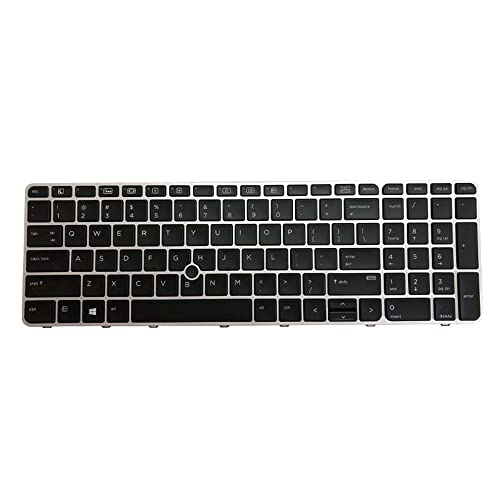 FQ Laptop Tastatur für HP EliteBook 755 G4 Schwarz Amerikanische Version