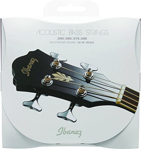 IBANEZ Saiten Set für 4 String Akustikbass 32" Mensur - .040/.060/075/.095 Carbon-Coated 80/20 Bronze (IABS4C32)