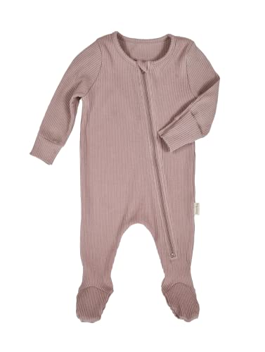 DreamBuy Unisex Baby Reißverschluss Kleinkind-Schlafanzüge (2-3 Jahre, Samt Mokka)