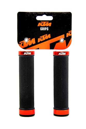 KTM Lenkergriffe - Team Diamond Rubber - in schwarz/orange