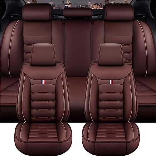 XENITE Autositzbezüge für BMW X4 G02 2018 2019 2020 2021 2022 2023, Car Seat Cover Auto Schonbezüge Auto Sitzbezug Wasserdicht Sitzschoner Auto Zubehör,Coffee