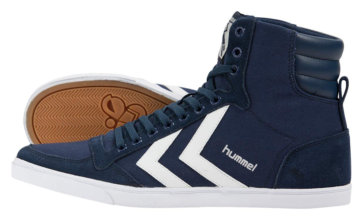 hummel Unisex Hummel Slimmer Stadil High High-Top, Dress Blue White Kh, 40 EU