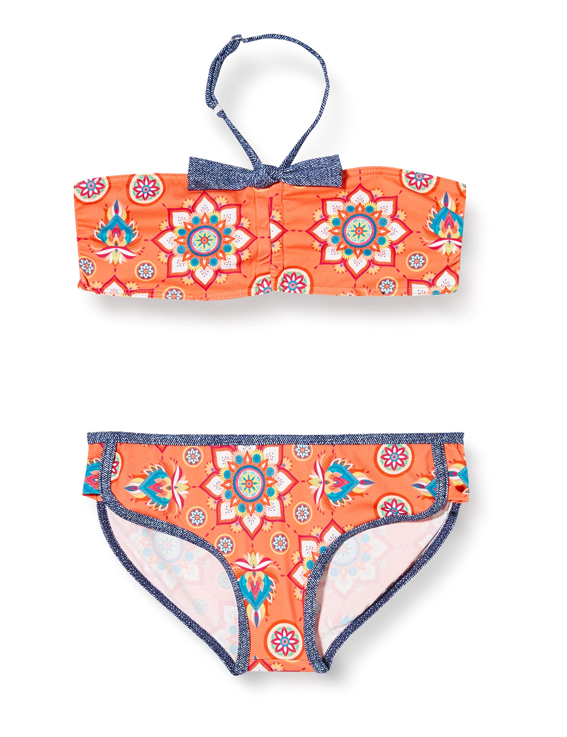 Fashy Mädchen Bikini, Mehrfarbig Gemustert, 176