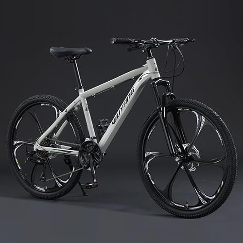 TiLLOw 24-Gang-Hardtail-Mountainbike 27,5-Zoll-Mountainbike for Erwachsene, geeignet for Männer und Frauen, 17-Zoll-Rahmen, ultraleichte Offroad-Reifen(Gray 6)