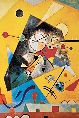 1art1 Wassily Kandinsky Poster Stille Harmonie, 1924 Bilder Leinwand-Bild Auf Keilrahmen | XXL-Wandbild Poster Kunstdruck Als Leinwandbild 120x80 cm