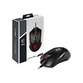 MSI Clutch GM08 - Maus - USB - Schwarz