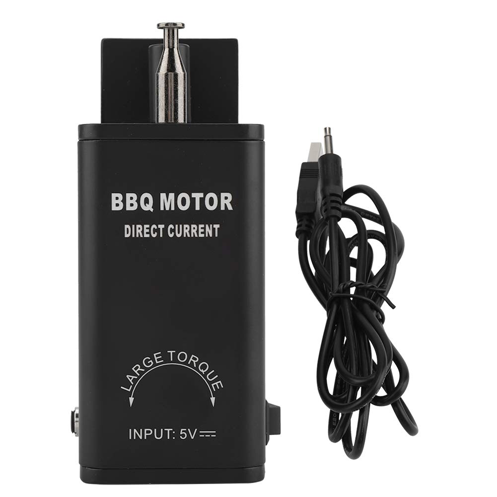 TOPINCN BBQ Motor Aluminium energiesparende kleine gebratene Bräter Grill Grill Werkzeug Zubehör mit USB-Kabel DC 5V