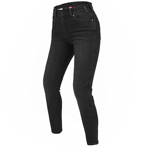 REBELHORN Classic III Lady MotorradJeans Damen | Aramidfaser Futter | SAS-TEC Knie und Hüftprotektoren | Slim Fit