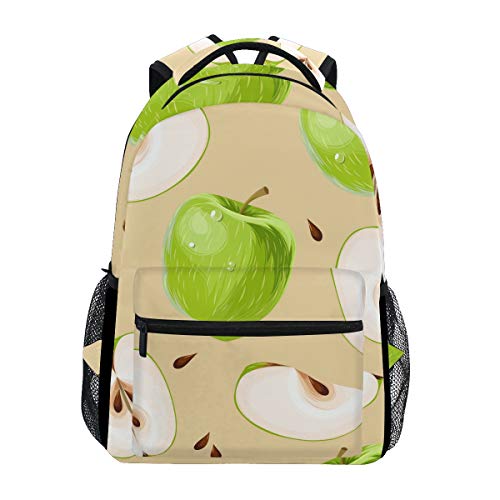 FANTAZIO Rucksäcke Green Apple Schulranzen Daypack