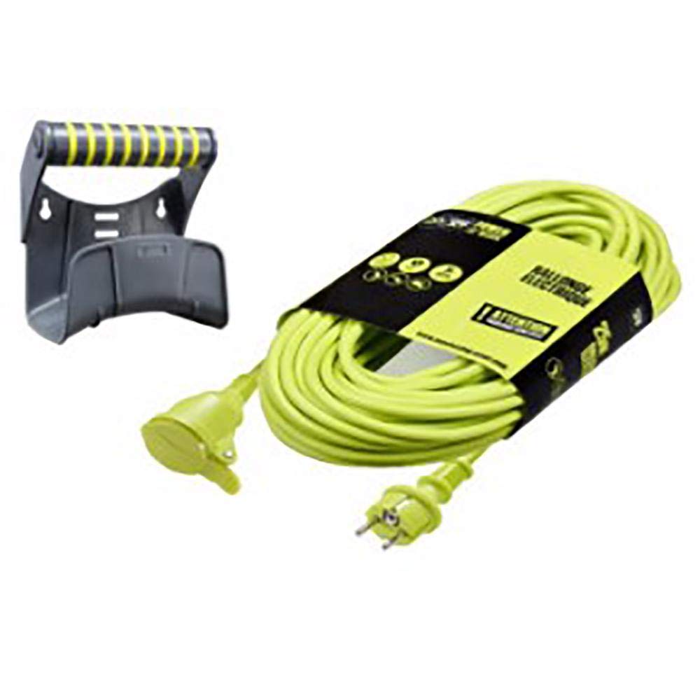 Masterplug Electric Garden Verlängerung, 3 x 1,5 mm, 20 m, 3680 V, 230 V, Grün