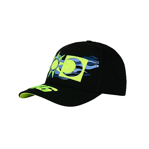 Valentino Rossi Cap Kid VR46 WRT Line,Kind,Schwarz,Einheitsgröße