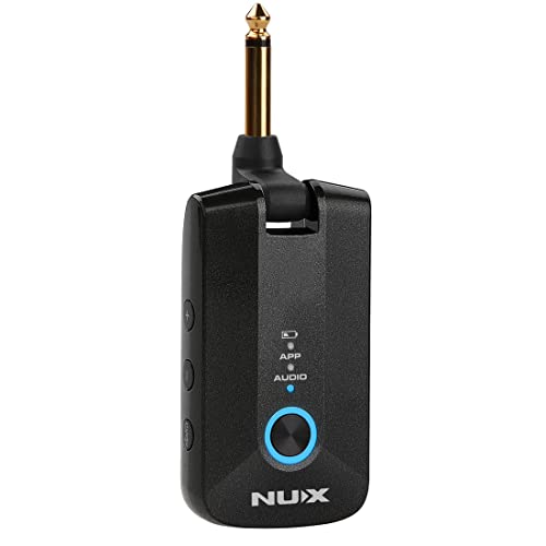 NUX Mighty Plug Pro MP-3 Kopfhörerverstärker für Gitarre/Bass, verschiedene Effekte, Amp Modellierung, IRs