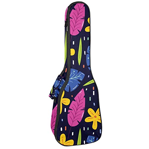 Ukulele Koffer Blume Ukulele Tasche 21 Zoll Wasserdicht Oxford Gig Bag Mit Tasche Für Jungen Mädchen