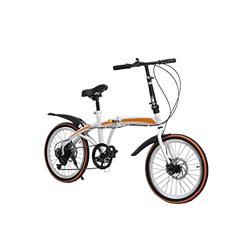 SHENGMIAOHE Fahrräder Fahrrad Fahrrad 20 Zoll Mountainbike Fahrrad Für Erwachsene Variable Geschwindigkeit 7-Gang-Rennrad Fahrrad Für Männliche Und Weibliche Studenten/White/Size
