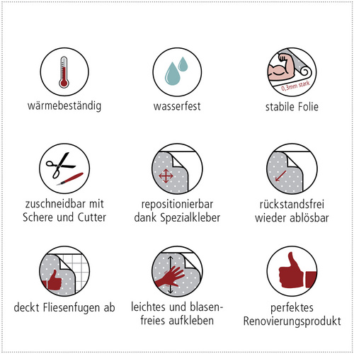 mySPOTTI Küchenrückwand-Panel »fixy«, weiß/grün - gruen 3