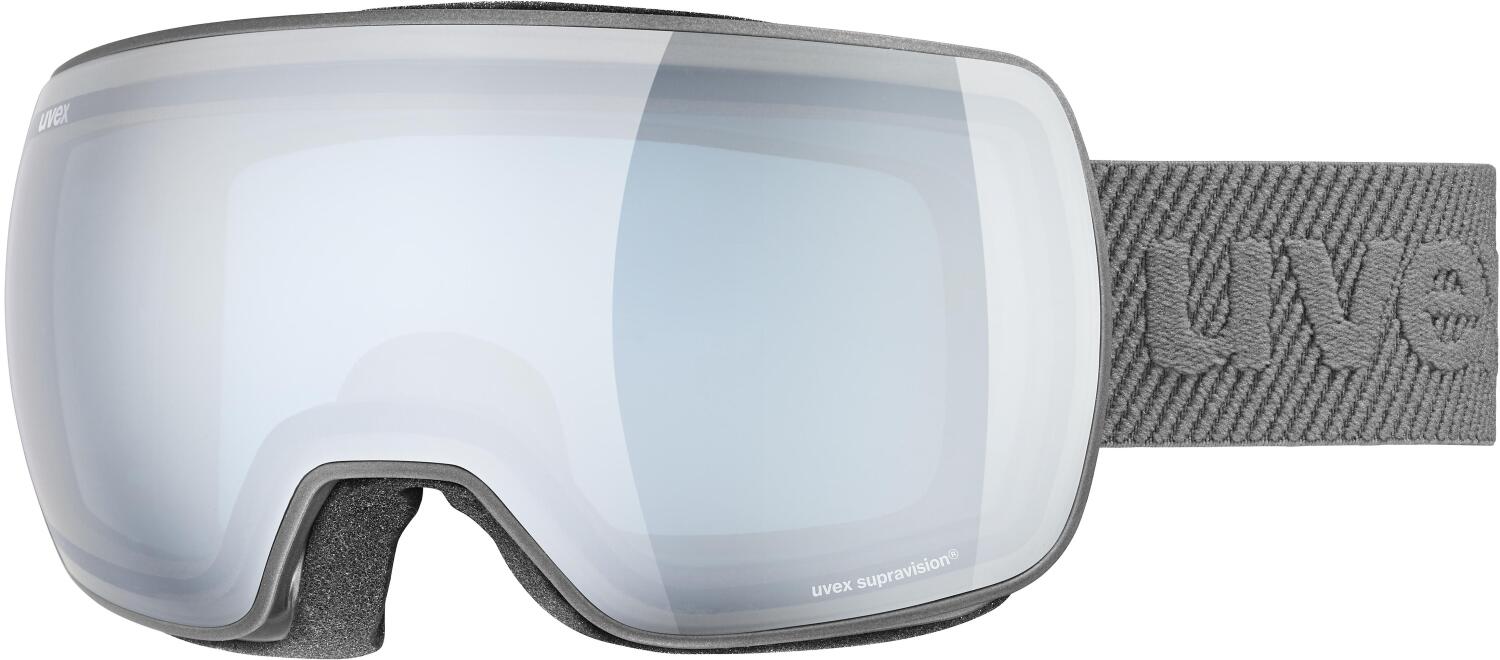 Uvex Unisex-Erwachsene compact FM Skibrille, schwarz, one Size