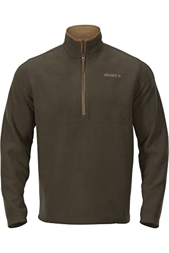 Härkila | Sandhem Fleece Pullover | Professionelle Jagd Kleidung & Jagd Zubehör für Herren & Damen | Skandinavische Qualität Made to Last | Willow Green Melange, M