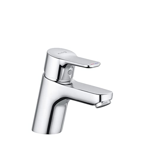 Kludi 373870565 Easy-373870565 Waschtischarmatur mit festem Auslauf Pure & Easy-chrome 373870565, grau