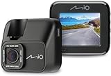 Mio MiVue C545 Autokamera Dashcam Full HD 1080P @60fps, 2M Sensor, HDR, F1.8, FOV140, G-Sensor, Display 2.0", mp4 (H.264), Fotomodus, Parkmodus, MMC bis 256GB