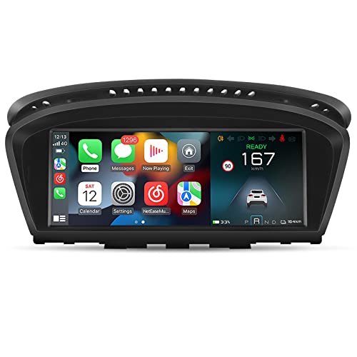 AWESAFE Android Autoradio 8,8 Zoll Touchscreen für BMW 5 Series E60 E61 E63 E64 CCC System (2003-2010), 4 +64G mit GPS Navigation und iDrive System unterstützt 4G Karte WiFi CarPlay Android Auto